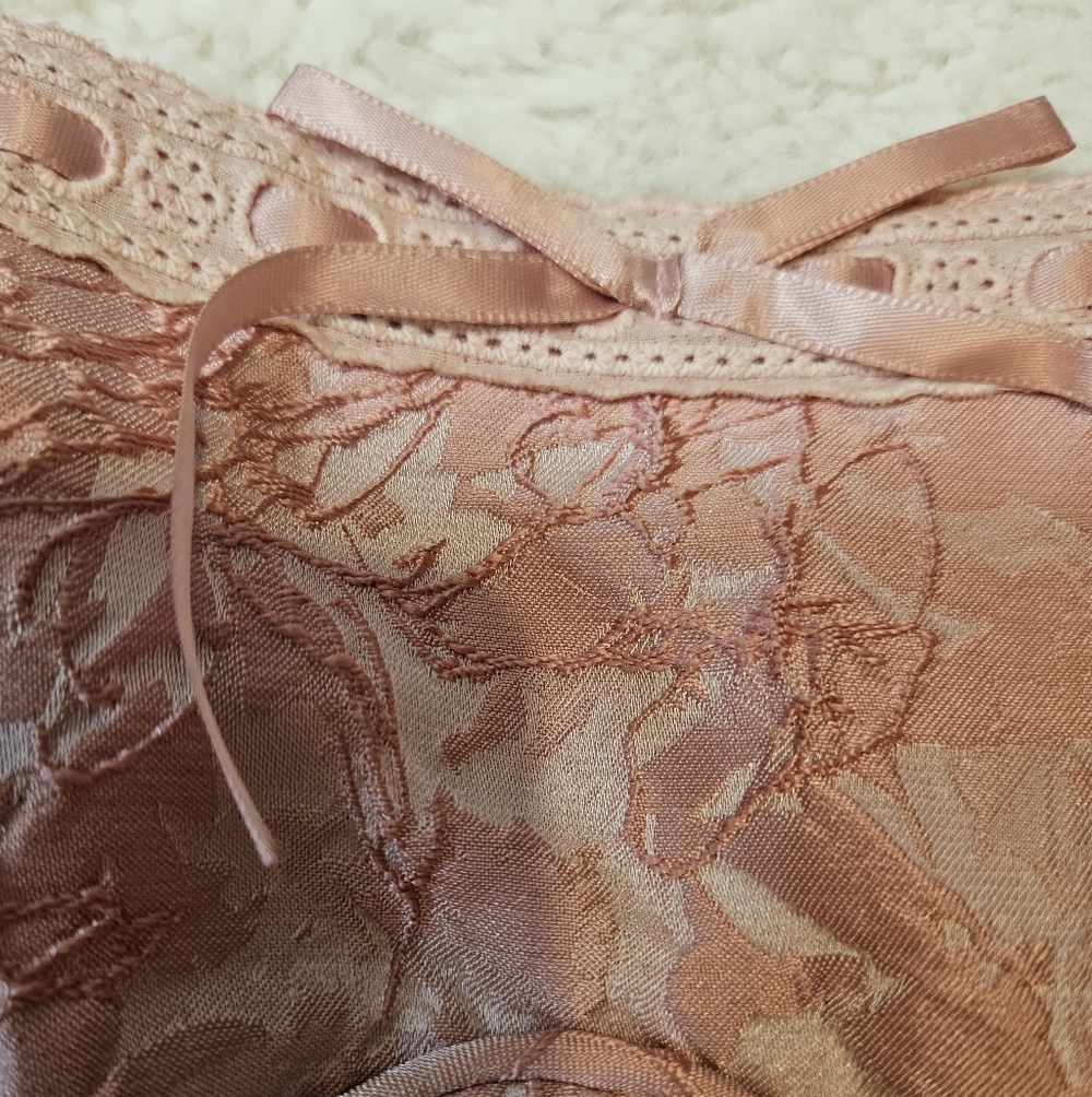 Angel Biba Kyrah Floral Lace-Up Back Mini Dress Pink (Australia) - Size M - Picture 4 of 16